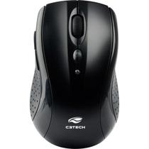 Mouse sem fio 1600dpi 6 botões 2.4ghz m-w012bk - c3tech