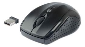 Mouse Sem Fio 1600dpi M-w012 Bk Preto V2 C3 Tech Original