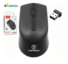 Mouse Sem Fio 1600DPI USB Ergonômico Preto 2.4G Kapbom Mouse Sem Fio 1600DPI USB Ergonômico Preto 2.4G Kapbom