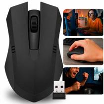 Mouse Sem Fio 1600DPI Uso Diario Casa Trabalho Escritorio Notebook Entrega Rapida