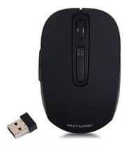 Mouse Sem Fio 2.4 ghz Litio Preto Multilaser - MO277 Original