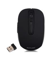 Mouse Sem Fio 2.4Ghz 1600Dpi Recarregável Bateria Lítio Multilaser