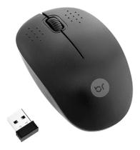 Mouse Sem Fio 2.4ghz Optico 1000dpi Ergonômico Bright 404