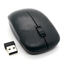 Mouse Sem Fio 2.4Ghz Sensor Pilha Ergonômico Preto Gamer - Exbom