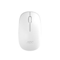 Mouse Sem Fio AOC MS200, 1200 DPI, 3 Botões, Design Ergonômico, Branco - MS200 WT