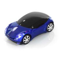 Mouse sem fio ASHATA Car Shape 1600DPI para PC/laptop (azul)