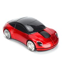 Mouse sem fio ASHATA Cute Car 1600DPI para PC, laptop e tablet