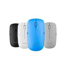 Mouse sem fio azul wireless para computador ou notebook 1200dpi