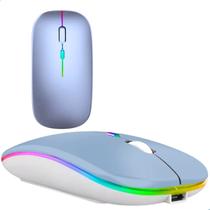 Mouse Sem Fio Bateria Recarregável Wireless Rgb 2.4 Ghz