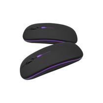 Mouse Sem Fio Bluetooth Rgb Bateria Recarregável 2x