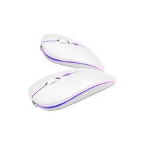 Mouse Sem Fio Bluetooth Rgb Bateria Recarregável 2x