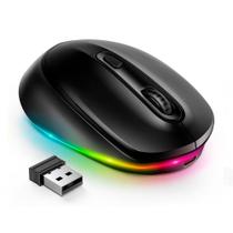 Mouse Sem Fio Bluetooth Seenda Recarregável - Preto