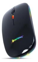 Mouse Sem Fio Bluetooth Wireless Luzes Rgb Recarregavél