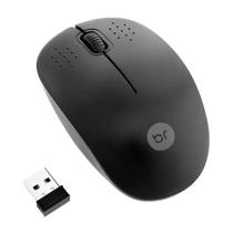 Mouse sem Fio Bright - 2.4GHz - 1200Dpi - Preto - 0404