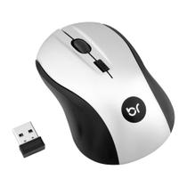 Mouse Sem Fio Bright 205, Preto/Branco