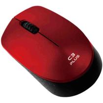 Mouse Sem Fio C3Plus, Vermelho - M-W17RD - C3TECH