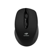 Mouse Sem Fio C3Tech Dual Mode, DPI 1600, Recarregável, Nano USB, Preto - M-BT30BK