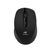 Mouse Sem Fio C3Tech M-BT30BK, Recarregável, Dual Mode (Bluetooth/2.4GHz), Preto