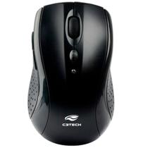 Mouse sem Fio C3Tech M-W012BK V2 - 2.4GHz - 1600dpi