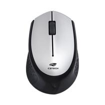 Mouse Sem Fio C3Tech M-W50SI USB 1600 DPI RC Nano - Preto/Prata