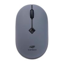 Mouse Sem Fio C3Tech RC, 1600DPI, Nano USB, 2x Pilhas AA, Cinza - M-W60GY