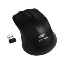 Mouse Sem Fio C3Tech Wireless M-W20Bk Usb Preto 2.4Ghz