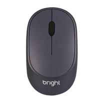 Mouse Sem Fio Com Conexão Bluetooth Cinza Bright