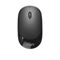 Mouse Sem Fio Com Conexão Bluetooth Preto Bright