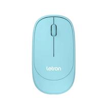 Mouse Sem Fio Compacto 3 Botões 1000 Dpi Azul Color Letron