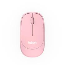 Mouse Sem Fio Compacto 3 Botões 1000 Dpi Rosa Color Letron