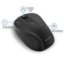 Mouse Sem Fio Conexão Usb 1200dpi 3 Botões Ergonômico