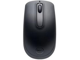 Mouse sem Fio Dell Óptico 1000 DPI 3 Botões WM118 - Preto Original