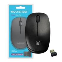 Mouse Sem Fio Design Ergonômico Standard Usb Preto