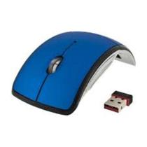 Mouse Sem Fio Dobrável Wireless 2.4ghz Usb Azul Notebook - MLS