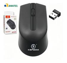 Mouse Sem Fio Ergonômico Kapbom Preto USB 2.4GHz K-612-C Silencioso Mouse Sem Fio Ergonômico Kapbom Preto USB 2.4GHz K-612-C Silencioso