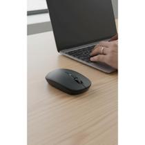 Mouse Sem Fio Ergonômico Preto Alta Precisão Mouse Sem Fio Ergonômico Preto Alta Precisão