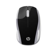 Mouse sem fio HP 200 Preto/Prata 2HU84AA