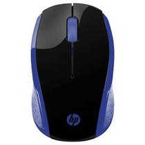 Mouse Sem Fio HP 200 Sensor Óptico 1000 DPI Ambidestro Conexão 2.4GHz USB Portátil Com Pilhas Inclusas