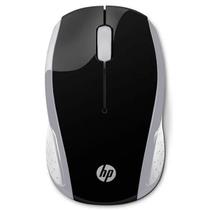 Mouse Sem Fio HP 200 Sensor Óptico 1000 DPI Ambidestro Conexão 2.4GHz USB Portátil Com Pilhas Inclusas