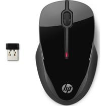 Mouse Sem Fio HP X3000 - Nano Receptor Preto com Bateria de 12 Meses