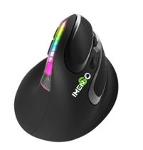 Mouse Sem Fio IMS-929: Ergonomico, Sensor Óptico 1600 DPI, 480mAh, LED RGB, Conexão até 10M - IMENSO