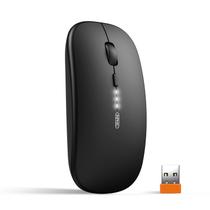 Mouse sem fio INFHIC Recarregável 2.4G 1600 DPI USB LED preto