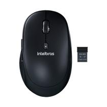 Mouse Sem Fio Intelbras MSI 200, 2.4Hz, 6 Botões, Preto - 4290024 Mouse Sem Fio Intelbras MSI 200, 2.4Hz, 6 Botões, Preto - 4290024