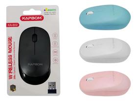 Mouse Sem Fio Kapbom Ka-602 Cor Branco