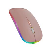 Mouse Sem Fio Led RGB Bluetooth Gamer 2.4GHz