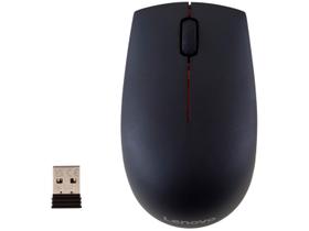 Mouse Sem Fio Lenovo 300 1000 Dpi Ambidestro Gx30k79401 Preto
