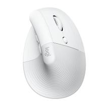 Mouse sem fio logitech ergonomico vertical lift off white