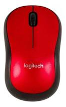 Mouse Sem Fio Logitech Inalámbrico M185 M185 Vermelho Mouse Sem Fio Logitech Inalámbrico M185 M185 Vermelho