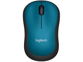 Mouse sem Fio Logitech Laser 1000DPI M185 Azul