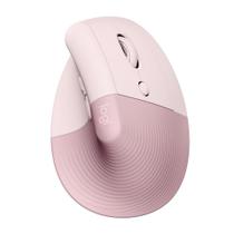 Mouse Sem Fio Logitech Lift, 4000 DPI, 6 Botões, Bluetooth, Ergonômico, USB, Rose - 910-006472